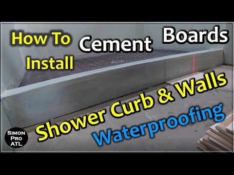 Видео: Сделай сам: как установить цементные плиты Durock и водонепроницаемые душевые ограждения и стены