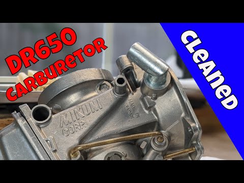 Видео: Я чищу карбюратор DR650.