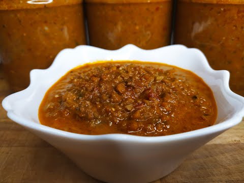 Видео: Соус ореховый на зиму (Аджика ореховая, острая)(Авторский рецепт)