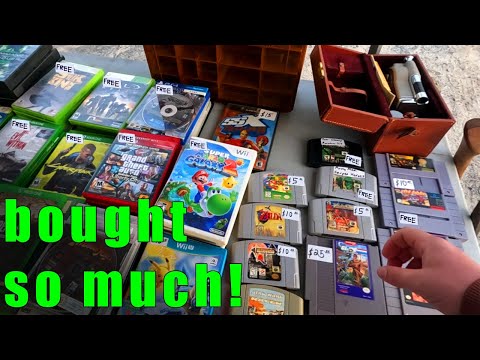 Видео: На этом блошином рынке было ТАК МНОГО ВИДЕОИГР!