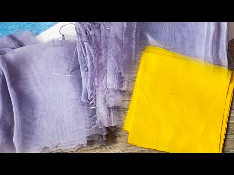 Видео: Один простой способ, как найти применение ненужному тюлю DIY мастер-класс