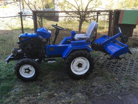 Видео: Мототрактор.Форте-161.Регулировка и натяжение ремней.Немного фрезеровки.