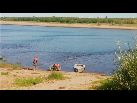 Видео: Рыбалка на Северной Двине.