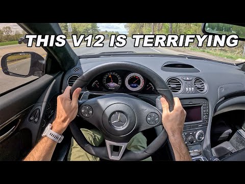 Видео: Тюнингованный Renntech SL65 AMG Black Series — 810 л.с. V12 BiTurbo Mercedes-Benz (бинауральный з...