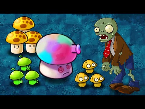 Видео: ЭТО ВСЁ ГРИБЫ! НОЧНЫЕ МУТАЦИИ РАСТЕНИЙ И ЗОМБИ! ► Plants vs. Zombies Fusion #4 ПвЗ | PvZ