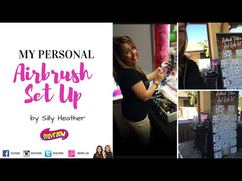 Видео: Мой профессиональный набор для аэрографа