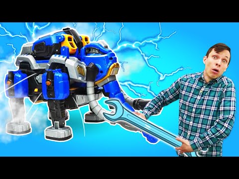 Видео: Веселые видео для мальчиков - Роботы трансформеры Металионы проказничают! Новые игры в игрушки