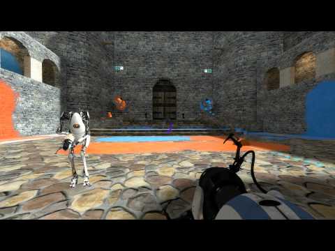 Видео: Portal 2 TestChambers #004 Начало безумия - Storming the Castle 1-1