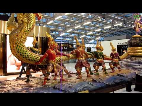 Видео: Airport Suvarnabhumi, Bangkok, Thailand, 2016/Аэропорт Суварнабхуми, Бангкок, Тайланд, 2016