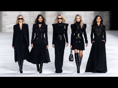 Видео: Коллекция Saint Laurent осень-зима 2025–2026 | Неподвластная времени парижская мода для женщин ст...