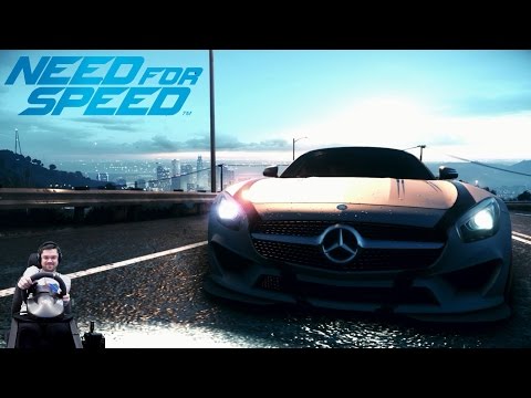 Видео: Дёрганый фриц - Mercedes AMG GT - NFS 2015/2016 на руле Fanatec Porsche 911 GT2