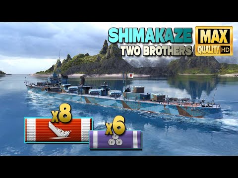 Видео: Разрушитель Shimakaze: захватывающий до конца - World of Warships