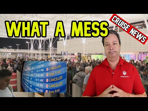 Видео: ЗАДЕРЖКИ И ТЫСЯЧИ ОТМЕН ЗА ВЫХОДНЫЕ, НОВОСТИ КРУИЗОВ