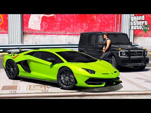 Видео: РЕАЛЬНАЯ ЖИЗНЬ В GTA 5 - ВЫБИРАЕМ С ОХРАННИКОМ Б/У LAMBORGHINI AVENTADOR SVJ! 🌊ВОТЕР