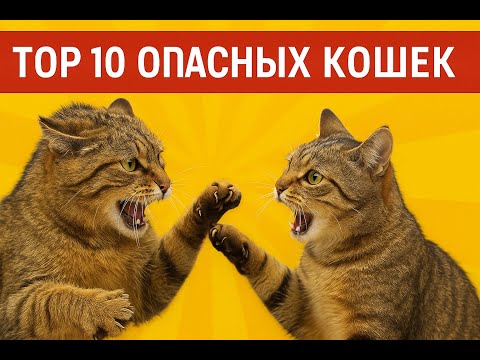 Видео: 10 самых опасных пород кошек 🔥