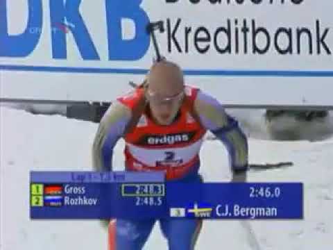 Видео: КМ по биатлону 2006-2007, 2-й этап. Хохфильцен. Спринт, мужчины. Эфир от 8.12.2006 г.