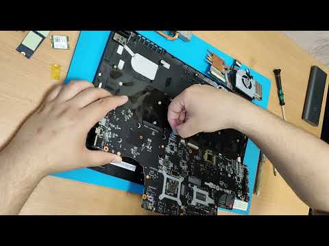 Видео: Разборка и небольшой ремонт MSI GF 75(замена разъема питания)