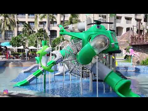 Видео: Holiday inn SANYA bay (Китай, остров Хайнань, бухта Санья бэй)