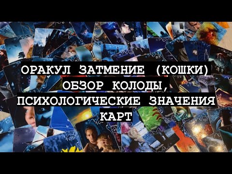 Видео: Обзор колоды Оракул Затмение (Кошки). Значение карт, психологические трактовки.