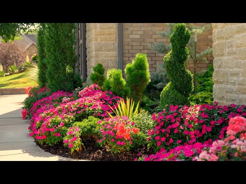 Видео: Садовый декор Идеи и вдохновение / Original examples of garden decor