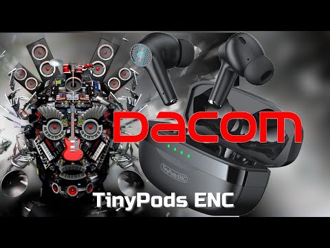 Видео: DACOM TinyPods ENC TWS Wireless Earbuds Отличный звук с АлиЭкспресс