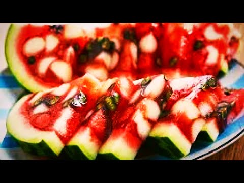 Видео: 🍉желе в арбузе с 🍓ягодами🍉