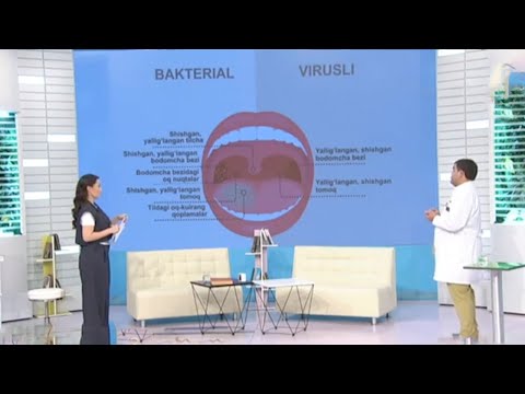 Видео: Ўткир ва сурункали тонзиллит ва уни даволаш усуллари | Salomatlik formulasi