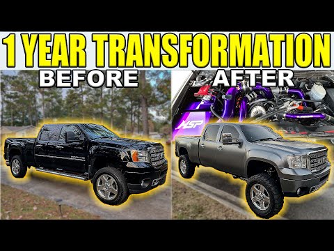Видео: ЧИСТЕЙШАЯ 1-летняя трансформация моего LML Denali Duramax 2011 года | Big Turbo | Индивидуальная ...