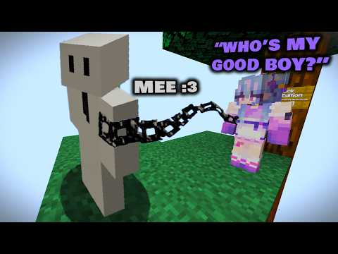 Видео: Я заставил маму-девушку играть со мной в Minecraft