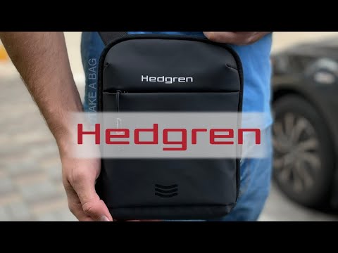 Видео: Чоловіча сумка через плече Hedgren Commute