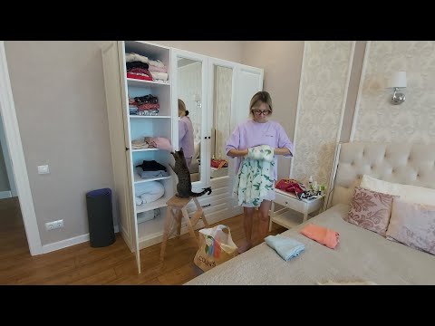 Видео: Влог/Прибираю🧹Отвечаю на вопросы🙂Убрала летние вещи