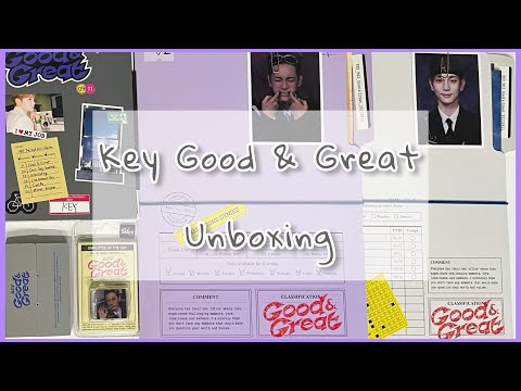 Видео: 📊 Распаковка альбома Key Good & Great 📊 все версии 📊