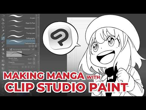 Видео: Как создать цифровую мангу: пошаговое руководство | Clip Studio Paint для начинающих
