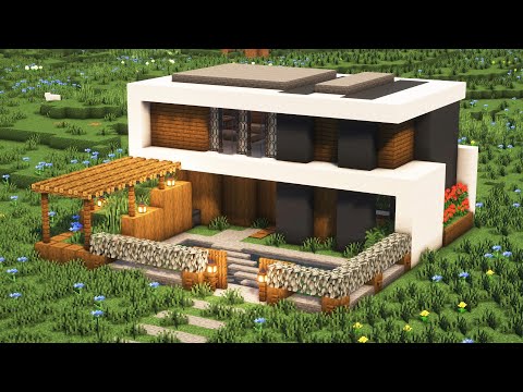 Видео: Дом хай-тек в майнкрафте