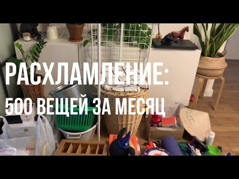 Видео: Как я расхламила 500 вещей за 30 дней #minsgame