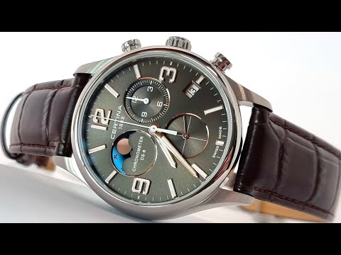 Видео: Обновленная CERTINA DS-8 MOON PHASE Chronograph Chronometer