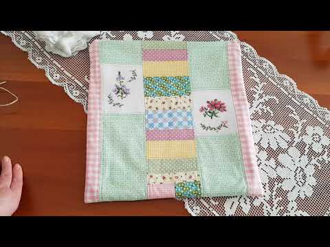 Видео: Оформленные работы: пинкипы, сумка для пялец. Готовая работа " Редис " Veronique Enginger