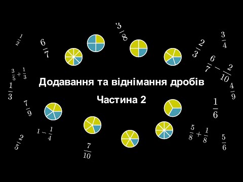 Видео: ВСЕ ПРО Додавання та віднімання дробів з різними знаменниками. ШВИДКО й ЗРОЗУМІЛО.