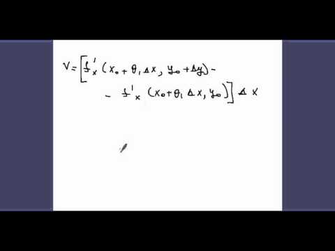 Видео: Частные производные высшего порядка функции многих переменных. Теорема о смешанных производных.