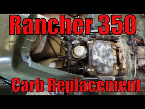 Видео: Замена карбюратора Honda Rancher 350