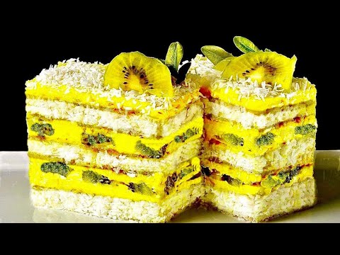 Видео: 😍ГОТУЮ ЗА 1 ГОДИНУ😍ПРИГОТУЮ НА ВЕЛИКДЕНЬ! 😍 Білкові коржі 😍 Кокосовий пляцок з ківі