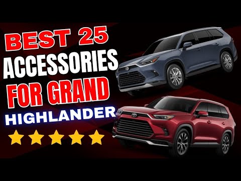 Видео: 25 потрясающих аксессуаров для улучшения внешнего вида вашего Toyota Grand Highlander
