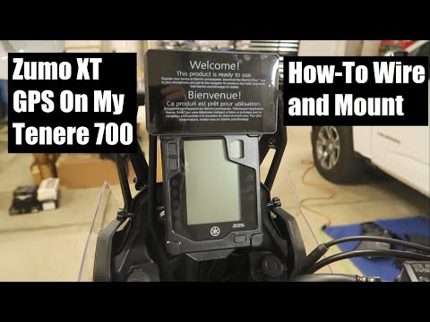 Видео: Подключение и установка GPS-навигатора Tenere 700 | Garmin Zumo XT на T7