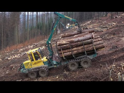 Видео: Специальные машины HSM для работы на холмах