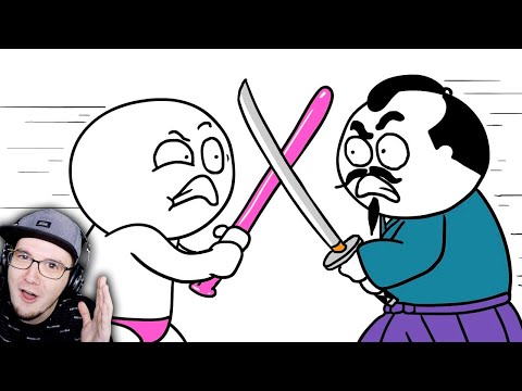Видео: ДОБРЯК ► ЯПОНСКИЙ ТРЭШ! (Анимация) | Реакция