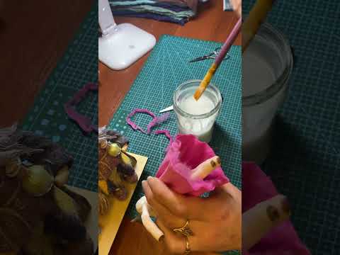 Видео: Как сделать юбку ватной игрушке . Часть 2