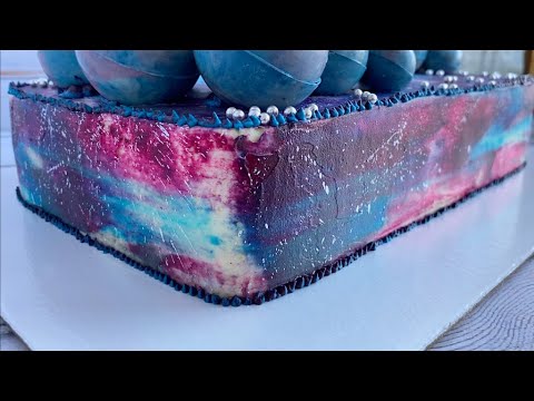 Видео: Торт КОСМОС// Пошаговое приготовление