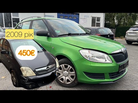 Видео: Опель меріва за 450€ 2009 року 1.4 бензин та шкода фабія 2013 року 