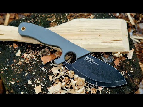 Видео: ЧУДЕС НЕ БЫВАЕТ. Нож EEL Petrified Fish. Уличный тест