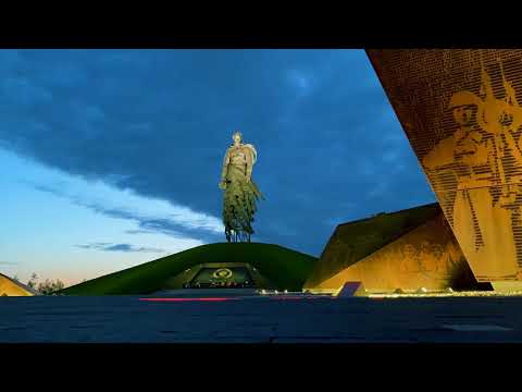 Видео: Ржевский мемориал Советскому солдату. Видео вечерней подсветки от TRIF